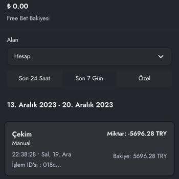 Betorspin Önceden Hesapta Kalan 1 TL Nedeni İle 5600 TL Haksızca El Konuldu