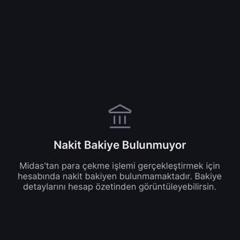Midas Nakit Gözükmeme Sorunu