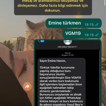 Vakıflar Genel Müdürlüğü Burs Mesajı Ve Kişisel Bilgi İstismarı