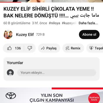 YouTube Kanalında Çocukları Rahatsız Eden İçerikler Hakkında Şikayet