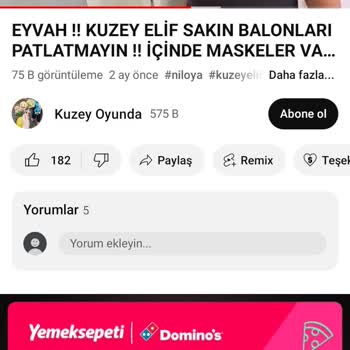 YouTube Kanalında Çocukları Rahatsız Eden İçerikler Hakkında Şikayet