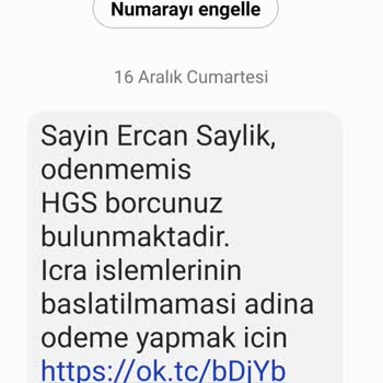 HGS Borcu Kandırmacasıyla Mağduriyet