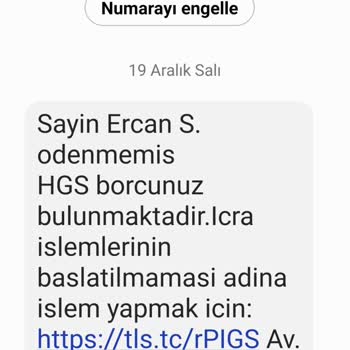 HGS Borcu Kandırmacasıyla Mağduriyet