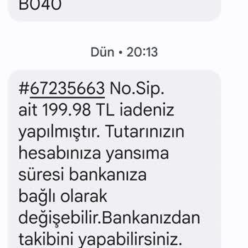 Karaca Züccaciye Karaca'dan Eksik Para İadesi