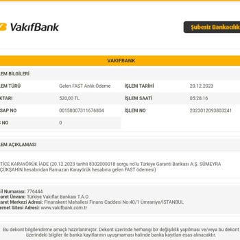 Sümeyra Küçükşahin Çözüldü Ve Para İadesi Gerçekleşti