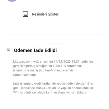 Kitap Seç Keyfe Göre Sipariş İptali