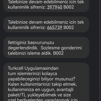 Turkcell Abonelik Sözleşme Gönderimi Hakkında
