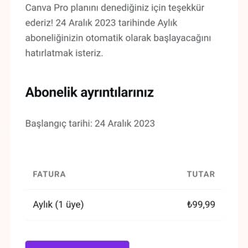 Canva Pro Aboneliğini İptal Edin