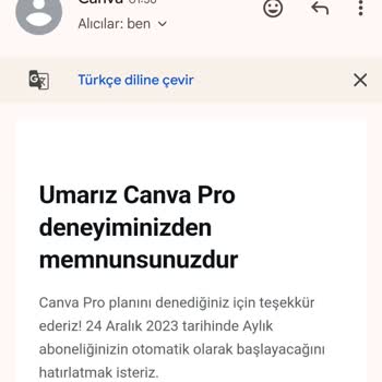 Canva Pro Aboneliğini İptal Edin