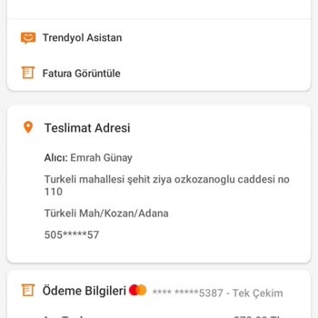 Trendyol Eksik Ürünlerin Para İadesinin Yapılmaması