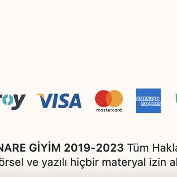 Nare Giyim Ürün Yok İade Yok