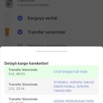 PTT Kargo Eyüp PDM Şikayet