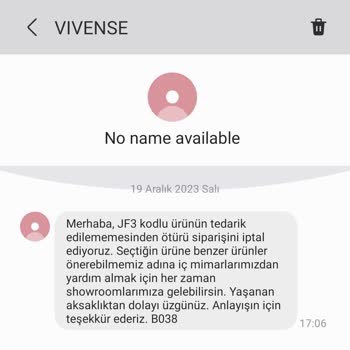 Vivense Müşteri Hizmetlerine Ulaşılamıyor