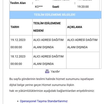 Aras Kargo Başkasına Teslim Edilen Kargo