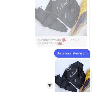Carmenhomewears (Instagram) Yanlış Ürün Ve İlgisiz Satıcı