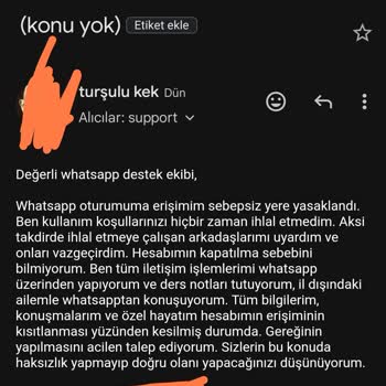 WhatsApp'tan Sebepsiz Here Yasaklanma