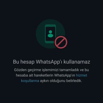 WhatsApp'tan Sebepsiz Here Yasaklanma