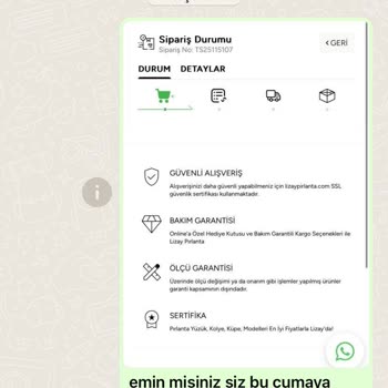 Lizay Pırlanta Aylardır Kargoya Verilmemesi