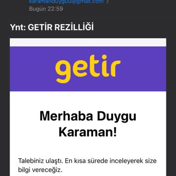 Getir Siparişimde Yaşanan Gecikme Ve Soğuk Teslimat