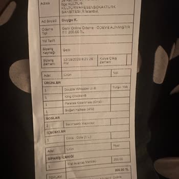 Getir Siparişimde Yaşanan Gecikme Ve Soğuk Teslimat