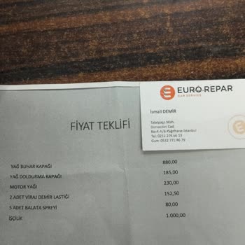 EuroRepar Car Service Aracımın Servis Deneyimi Ve Karşılaştığım Sorunlar