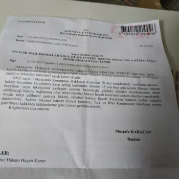 Amazonun Hukuku Hiçe Sayması