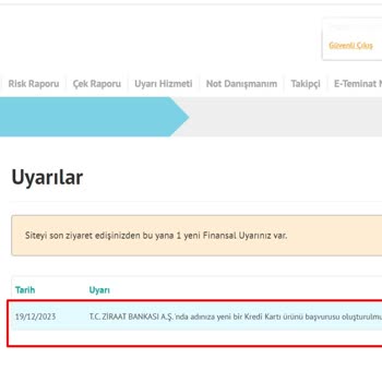 Ziraat Bankası İzinsiz Kredi Kartı Başvurusu Hk.