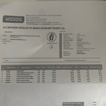 Watsons Eksik Sipariş Ve Müşteri Hizmetlerine Ulaşamamak