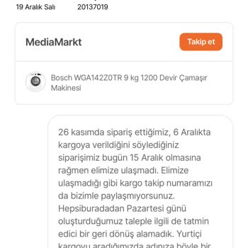 Hepsiburada Ürünümüzü Teslim Etmiyor 26 Gün Oldu