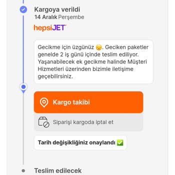 hepsiJET Hepsi Jet Teslim Edilmeyen Kurye