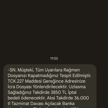 SASMAZDNS (SMS) Sabah Gelen Alakasız Mesaj