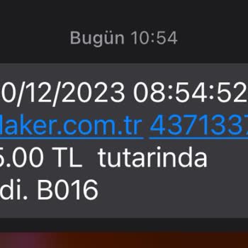 CV Maker Hesabımdan Para Çekti