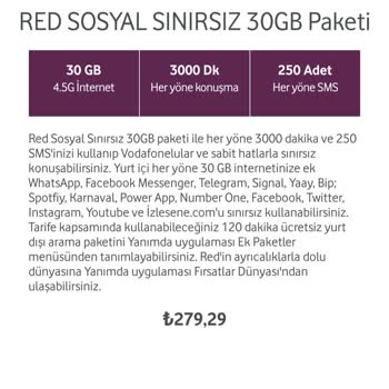 Vodafone Red Sosyal Kampanyası