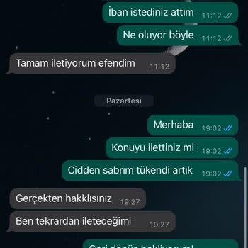 Hazaa Official Stokta Olmayan Ürünün Para İadesi Yapılmadı