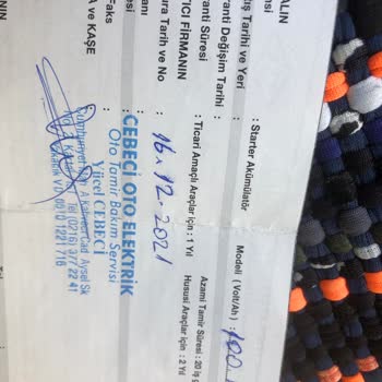 Mutlu Akü İki Yılda Beni Yolda Bıraktı