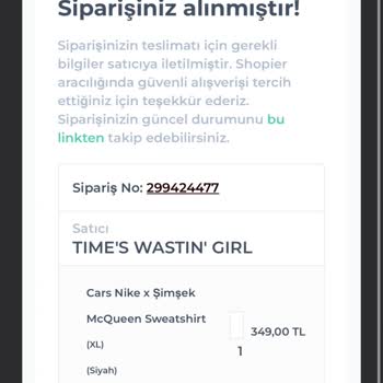 Time's Wastin Girl Siparişimi Göndermiyor