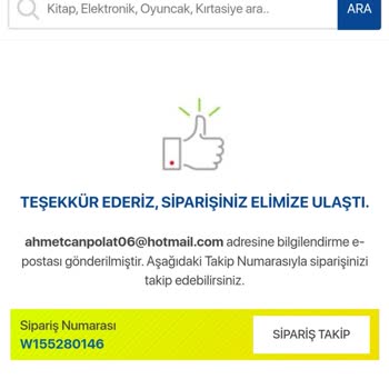 D&R Ürün Tesliminin Sağlanmaması