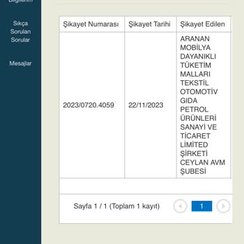 Bellona Yanlış Koltuk Ayağı