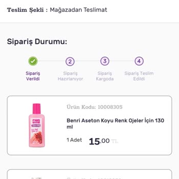 Gratis Siparişim 4 Gündür Bekliyor Kargoya Verilmedi