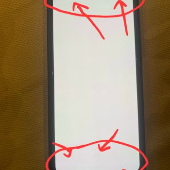 Samsung S20 Fe Ekranda İz