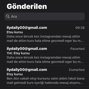 Shopier Üzerinden Online Aldığım Kurs Mailime 5 Gündür Gönderilmedi