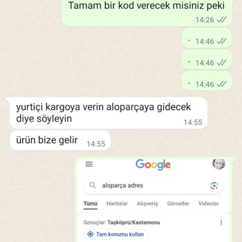 Alo Parça'nın Yaptığı Haksızlık