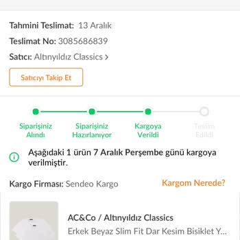 Sendeo Kargo Teslim Sorunu
