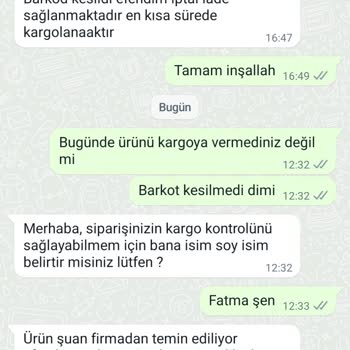Stilzade Moda Teslim Edilmeyen Ürün