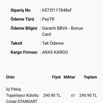 Aras Kargo Kayıp Kargo Ürünü