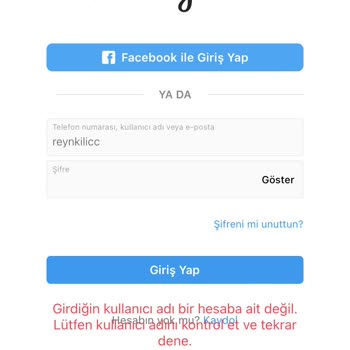 Yupi Uygulamasına Giriş Yapamıyorum