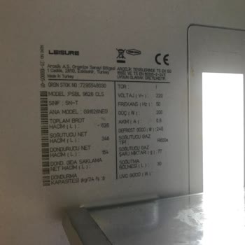 Arçelik Leısure Buzdolabı Patladı