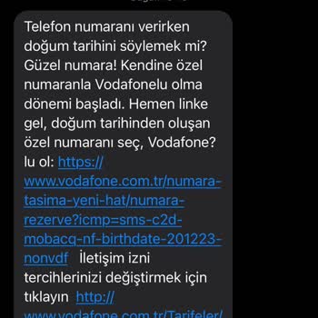 Vodafone Engellenemeyen Kampanya Mesajları