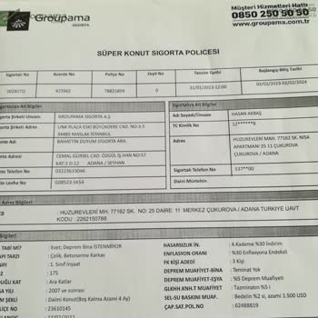 Axa Sigorta Şirketi Klima Bakımı