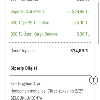Madame Coco Tarafıma Eksik Ürün Kargoladı